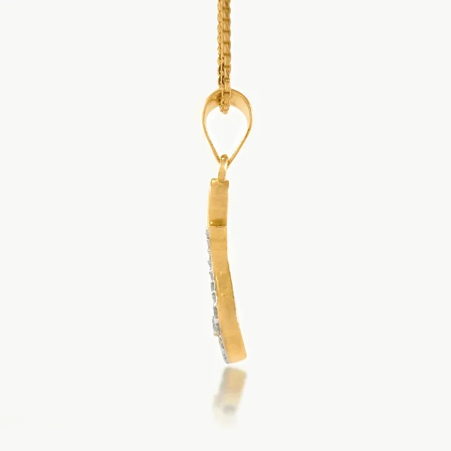 Infinity Flower Diamond Pendant