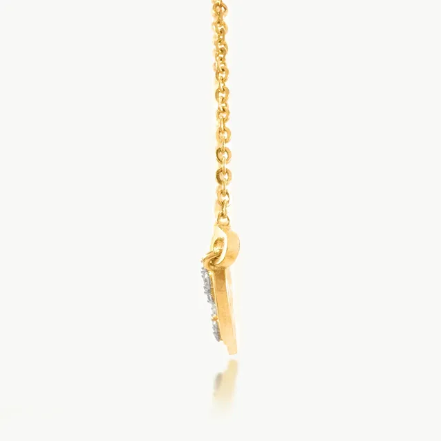 Linear Circular Designs Diamond Mangalsutra