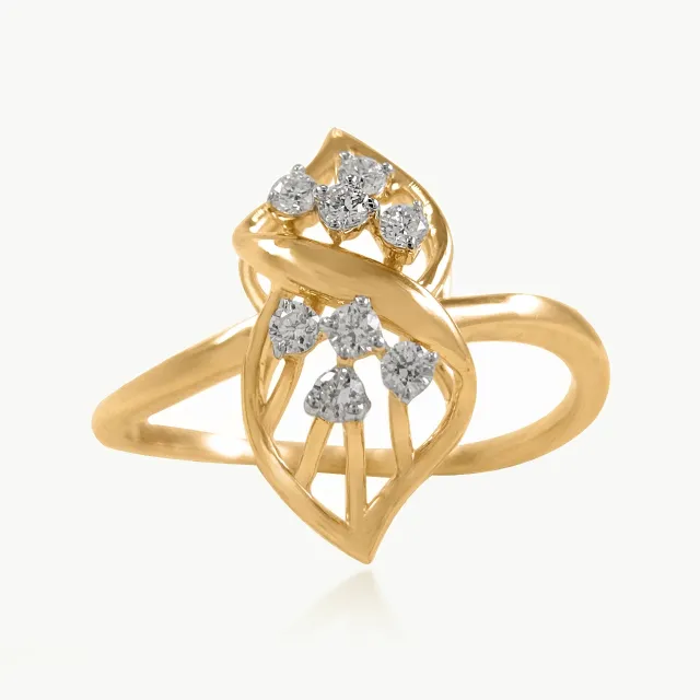 Petal Dew Diamond Ring