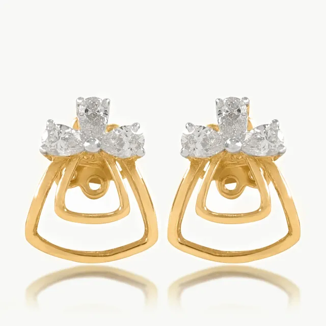 Pure Design Diamond Earrings