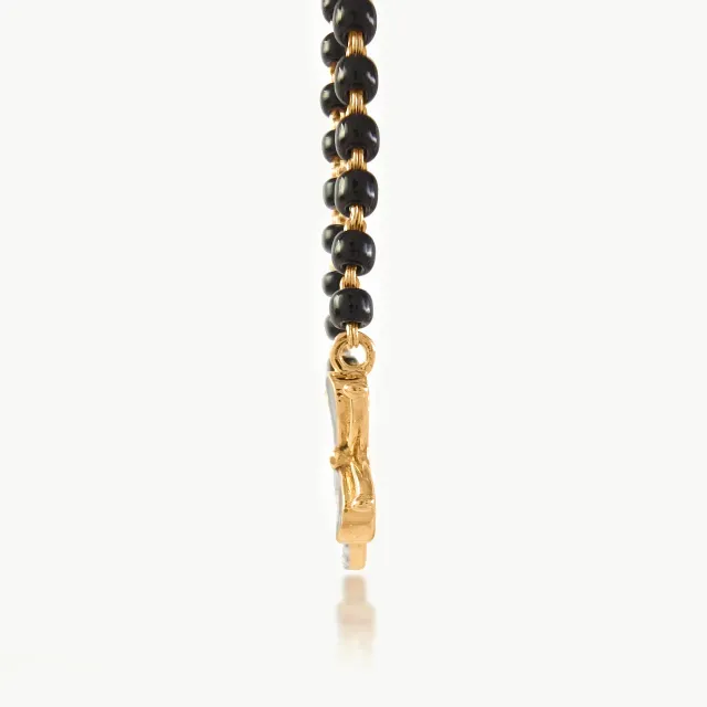 Purple Butterfly Diamond Mangalsutra