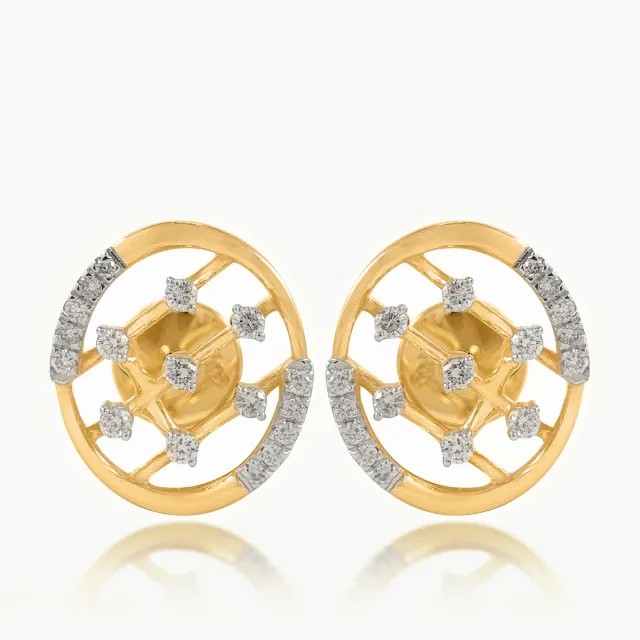 Stellar Sync Diamond Earrings