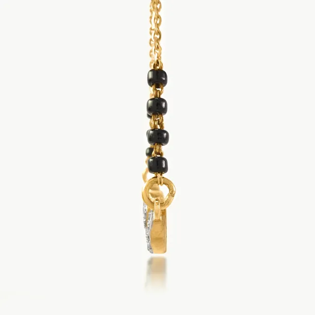 Trinetra Design Diamond Mangalsutra