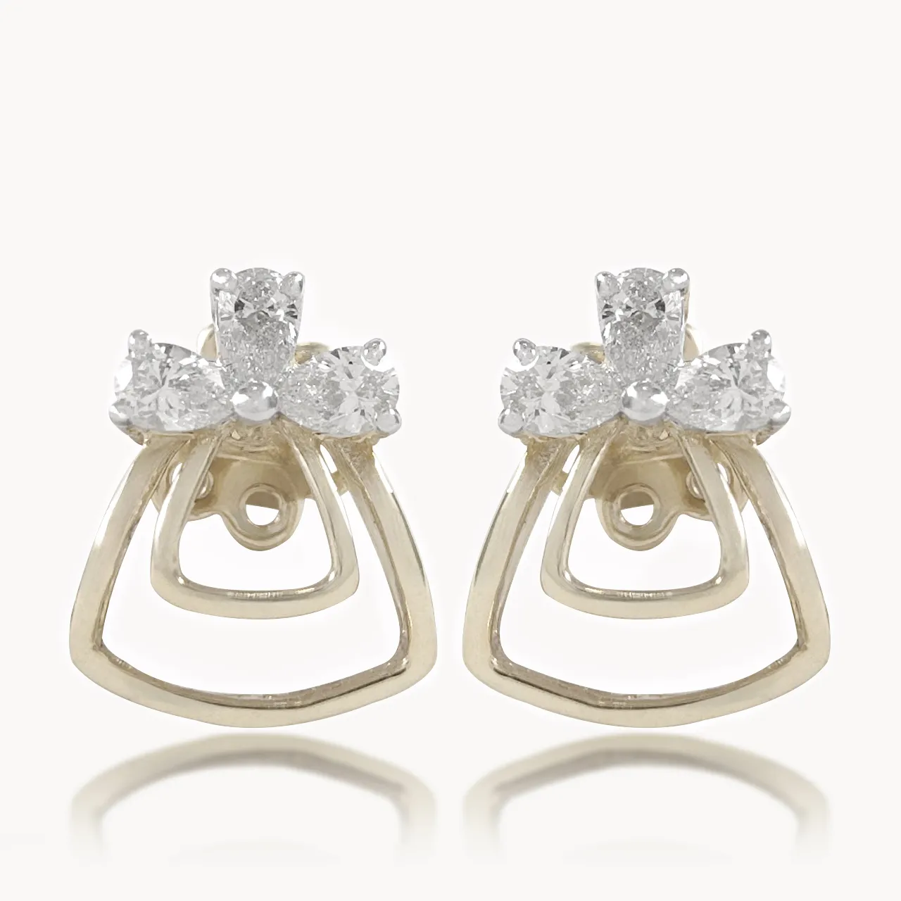 Pure Design Diamond Earrings