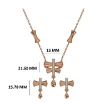 Radiant Edge Diamond Mini Necklace