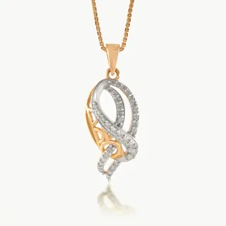 A Unique Design Diamond Pendant
