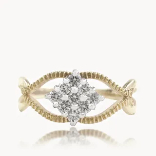 Anvy Cross Diamond Ring