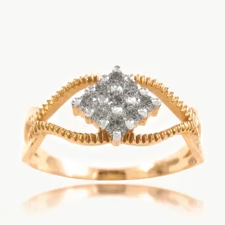 Anvy Cross Diamond Ring