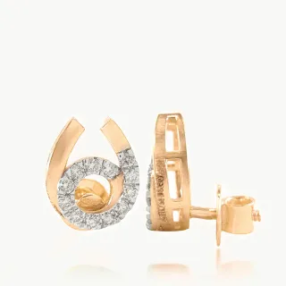 Aura Loop Diamond Earrings