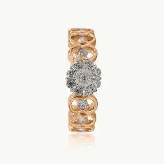Aurora Petals  Diamond Ring