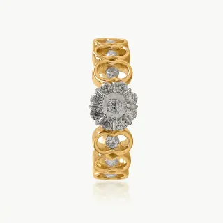 Aurora Petals  Diamond Ring