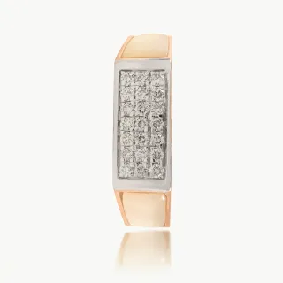Calrose Designer Diamond Hexagon Band For Him