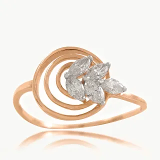 Circular design Diamond ring