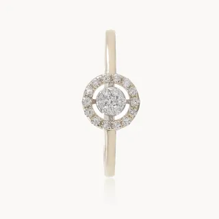 Classic Orbital Diamond Ring