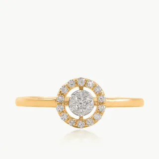 Classic Orbital Diamond Ring