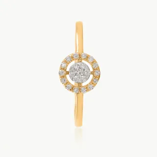 Classic Orbital Diamond Ring
