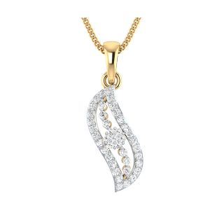 Zeal Round Diamond Office Wear Pendant