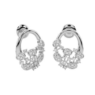 Clarice Round Diamond Stud Earrings