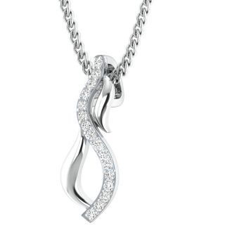 Emery Round Diamond Office Wear Pendant