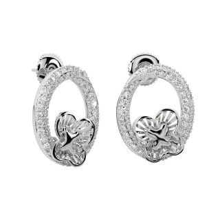 Eny Round Diamond Stud Earrings