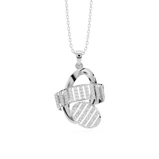 Ture Diamond Office Wear Pendant