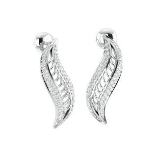 Erika Angel Wings Diamond Stud Earrings