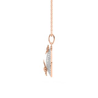 Wings of Glitter Diamond Pendant