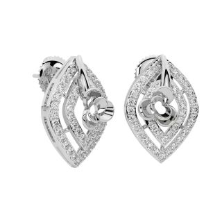 Lillie Round Diamond Stud Earrings