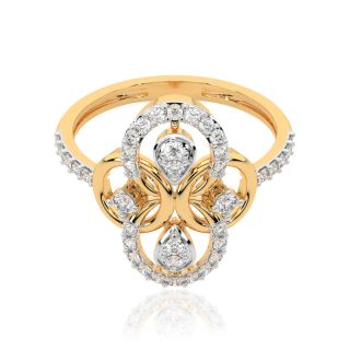 Leon Round Diamond Engagement Ring