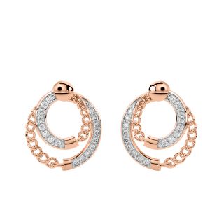 Boteh Beauty Gold Diamond Earrings