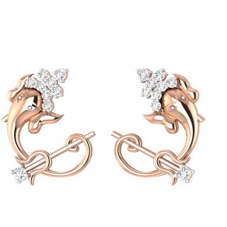 The Ganesha Diamond Stud Earrings