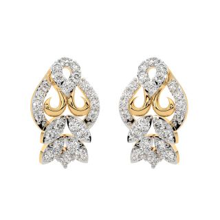 Evelyn Round Diamond Stud Earrings