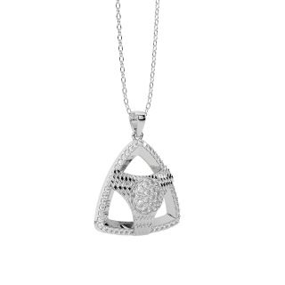 Liam Round Diamond Office Wear Pendant