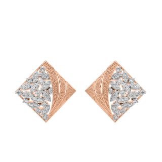 All Square Diamond Earrings