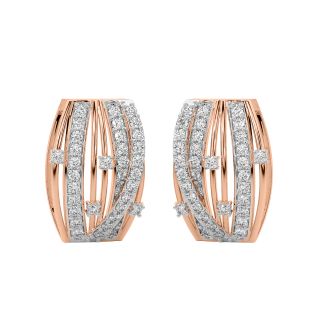 Twist Of Fate Diamond Earrings