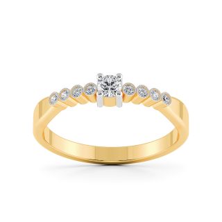 Vintage Design Diamond Engagement Ring