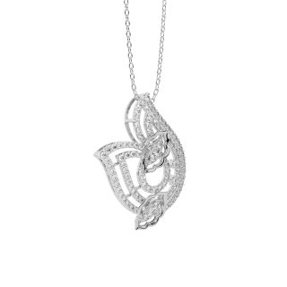 Ronan Round Diamond Office Wear Pendant