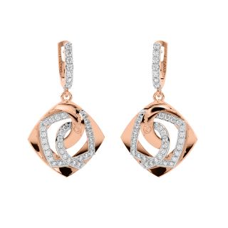 Dazzling Design Diamond Earrings