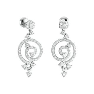 Astrid Round Diamond Earrings