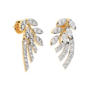 Jane Round Diamond Stud Earrings