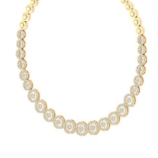 Sashi Round Diamond Necklace