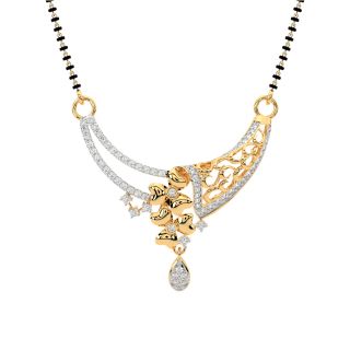 Elegant Mangalsutra Design In Gold