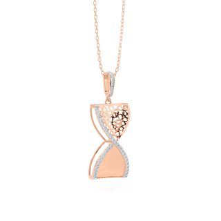 Hour Glass Diamond Pendant