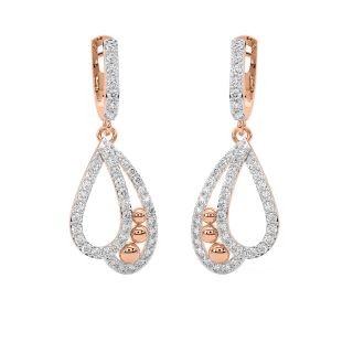 Entwined Spirit Diamond Earrings