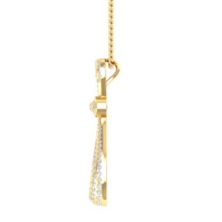 Sarah Round Diamond Office Wear Pendant