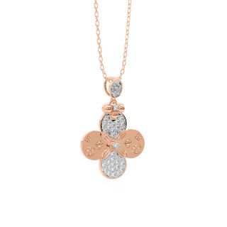 Floral Fyre Diamond Pendant