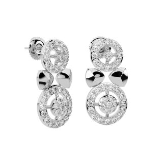 Galice Round Diamond Stud Earrings