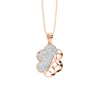 Designer Flower Diamond Pendant