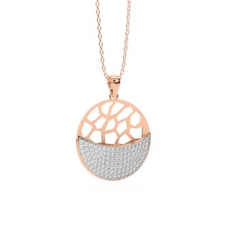 Sphere Design Diamond Pendant