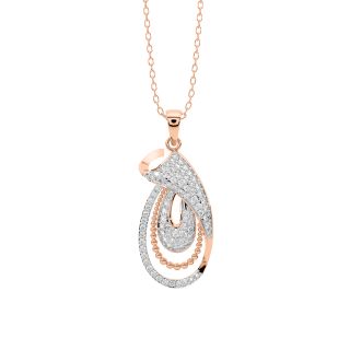 Stable Style Gold Diamond Pendant